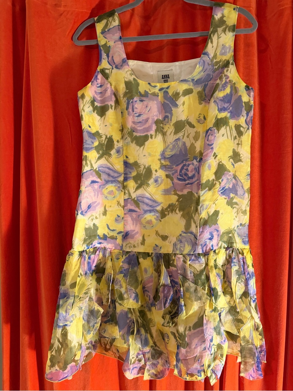 Beautiful Anna Sui chiffon dress